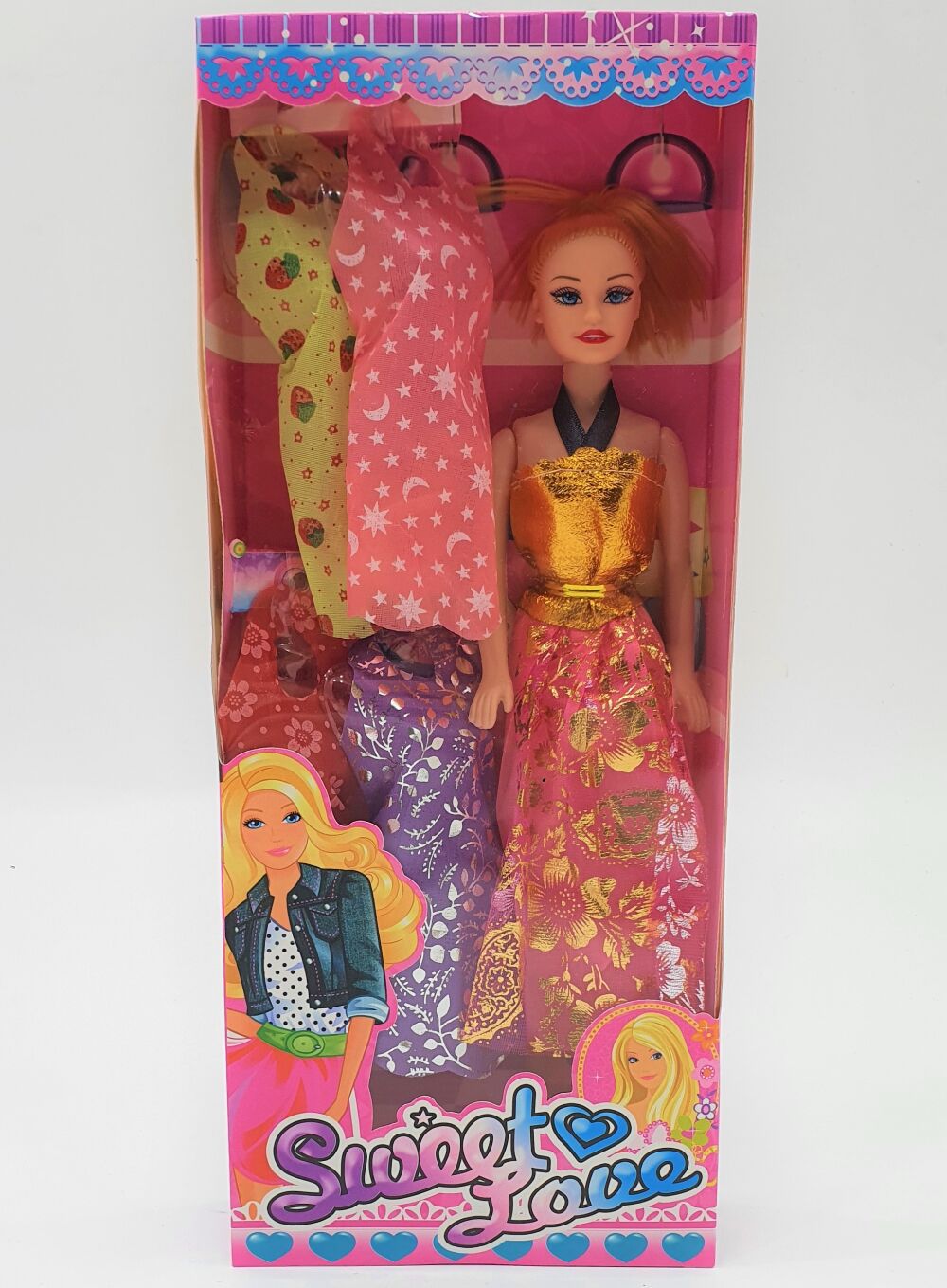 roupas variadas boneca barbie